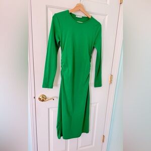 🍀ZARA Medium "Lucky Green Dress ”NWOT
